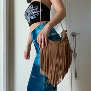Fringe purse